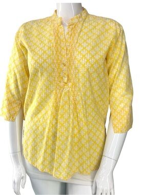 Roberta Roller Rabbit Yellow Printed Tunic Top